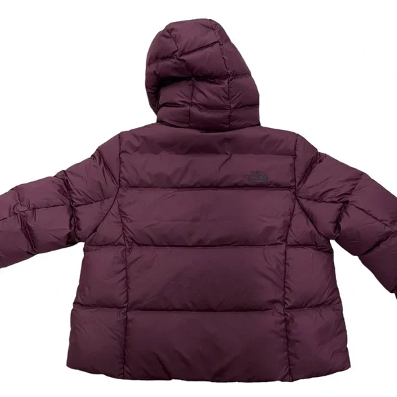 THE NORTH FACE Womens New Dealio 550 Down Short Jacket Blackberry Wine
